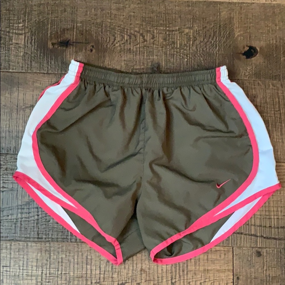 brown nike shorts